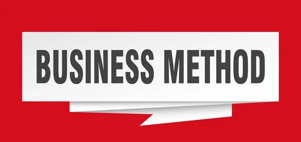 business method sign. business method paper origami speech bubble. business method tag. business method banner