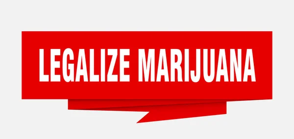 Het Legaliseren Van Marihuana Teken Het Legaliseren Van Marihuana Papieren — Stockvector