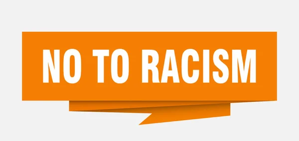 Rasismu Znamení Rasismu Papíru Origami Bublinu Rasismu Značky Rasismu Nápis — Stockový vektor