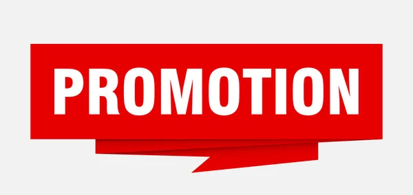 Segno Promozione Promozione Carta Origami Discorso Bolla Tag Promozione Banner — Vettoriale Stock