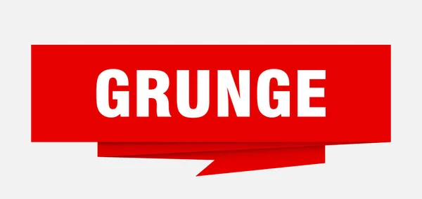 Grunge Işareti Grunge Kağıt Origami Konuşma Balonu Grunge Etiket Grunge — Stok Vektör