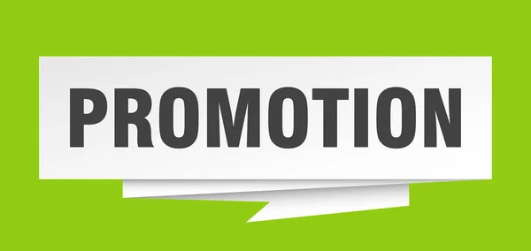 Promocja Znaku Promocja Papieru Origami Dymek Promocja Tag Banner Promocji — Wektor stockowy