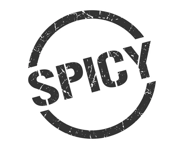 Spicy Black Stamp — Stock Vector