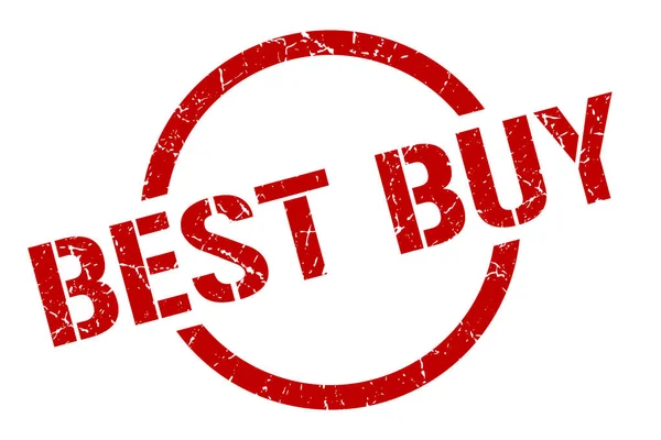 Best Buy Red Stamp — Stock Vector