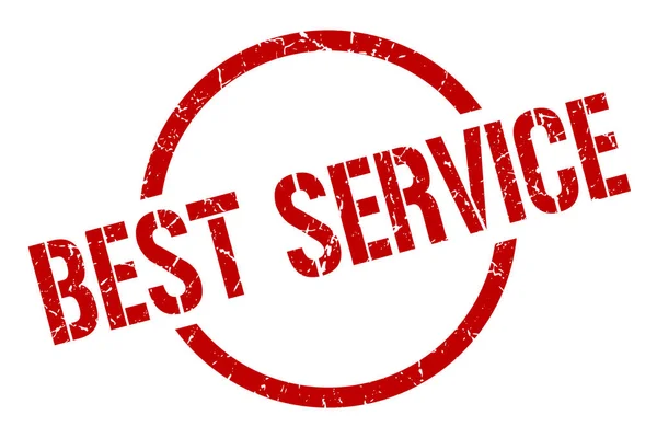 Best Service Red Stamp — Stock Vector