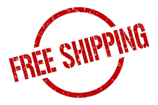 Free Shipping Red Stamp — Wektor stockowy
