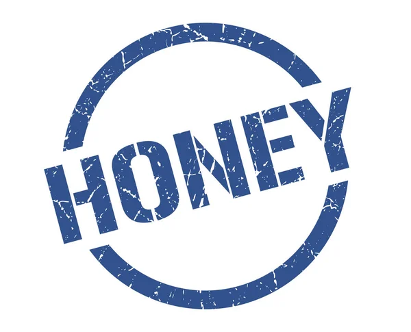 Honey Blue Stamp — ストックベクタ