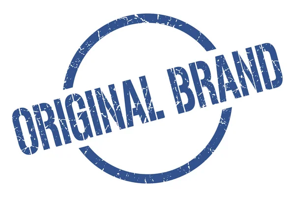Original Brand Blue Stamp — 图库矢量图片