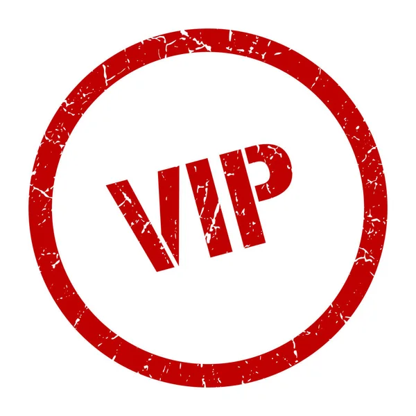 Vip Red Stamp — Stock Vector