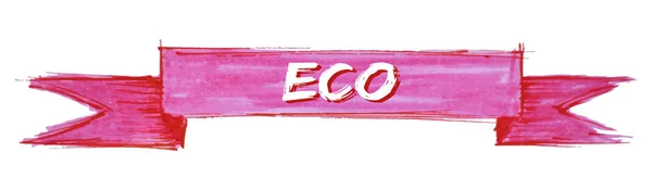 Eco ribbon — Stock Vector