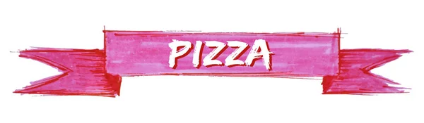 Pizza menyfliksområdet — Stock vektor