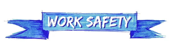 Κορδέλα ασφάλεια εργασίας — Διανυσματικό Αρχείο