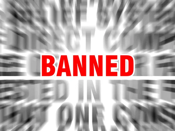 Banned — Stock Vector