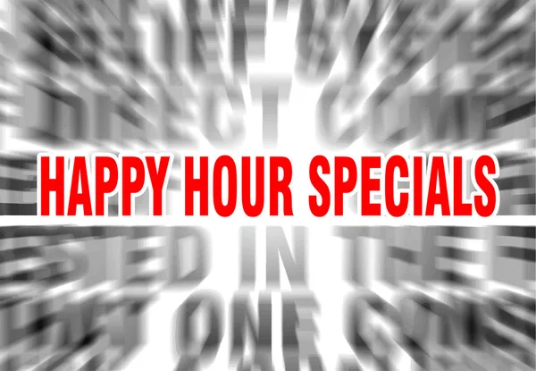 Happy Hour Specials — Stockvektor