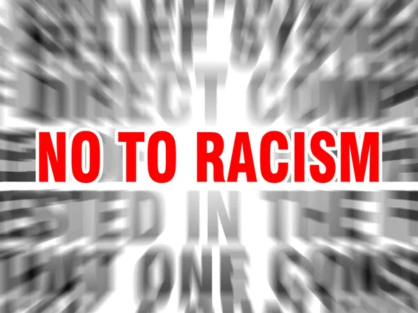 NO AL RACISMO — Vector de stock