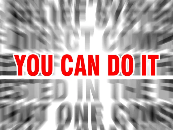 Tú puedes hacerlo. — Archivo Imágenes Vectoriales