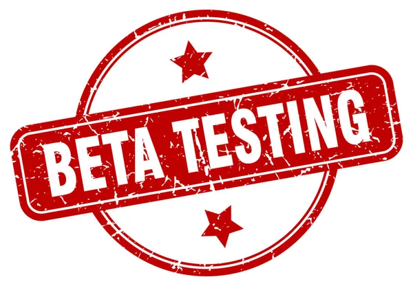 Bèta-test teken — Stockvector