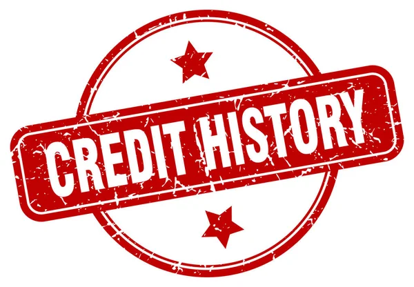 Historique de crédit signe — Image vectorielle