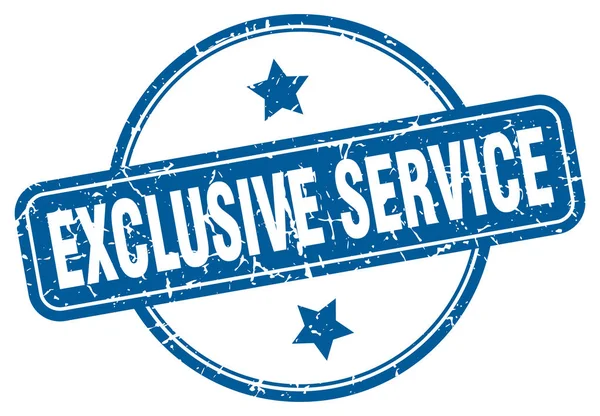 Exclusive service — Stock Vector