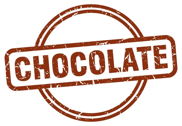 Timbre chocolat — Image vectorielle