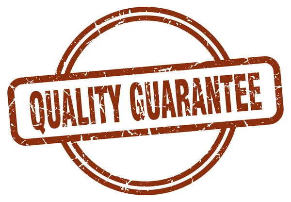 Quality guarantee stamp — Stock Vector