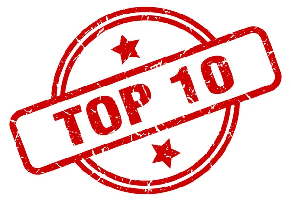 Top 10 — Stockvektor