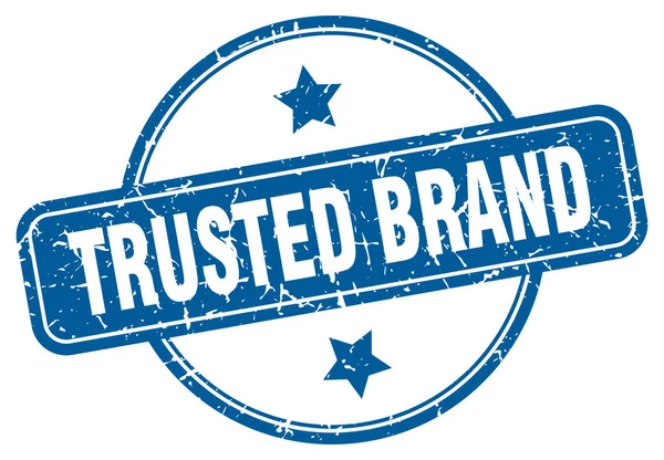 Доверенный бренд — стоковый вектор