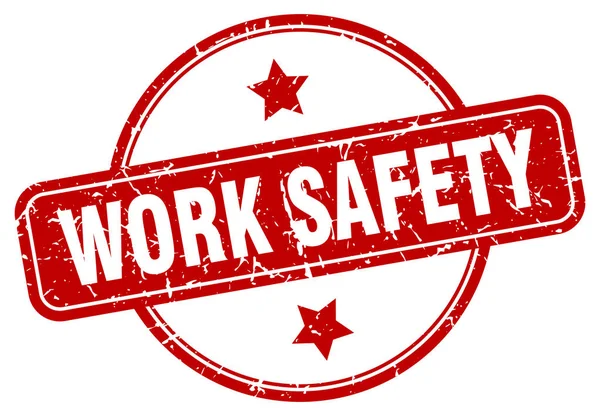 Signe de sécurité au travail — Image vectorielle