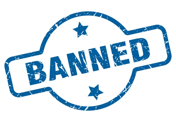 Banned — Stockový vektor