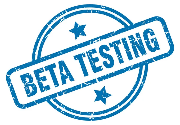 Beta-Test Grunge-Stempel — Stockvektor