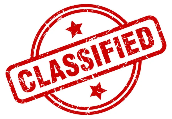 Classified — Stockový vektor