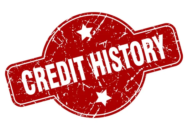 Histórico de crédito — Vetor de Stock
