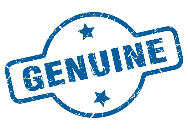 Genuine — Stock Vector