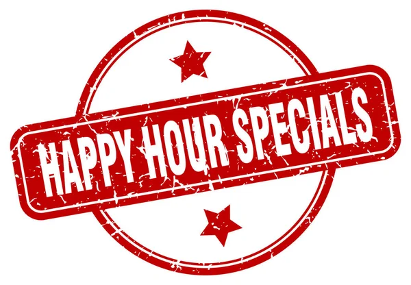 Happy hour specials teken — Stockvector