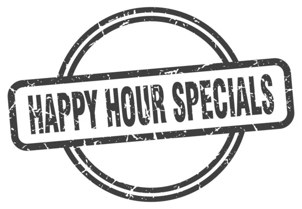 Happy hour offres spéciales — Image vectorielle