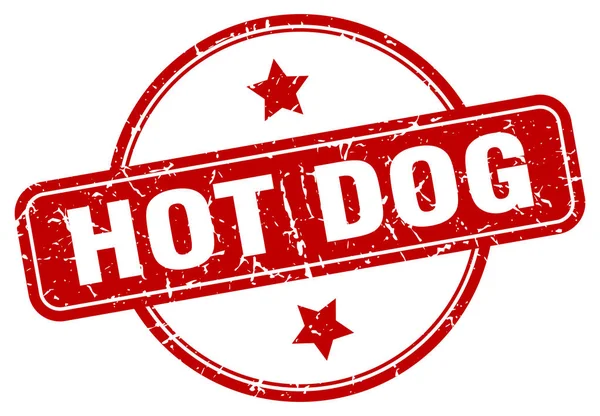 Značka hot dog — Stockový vektor