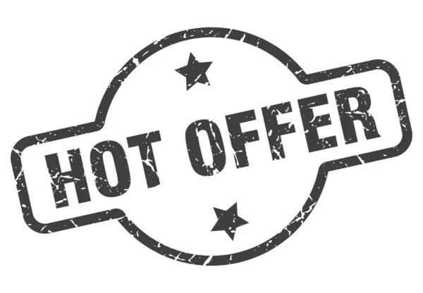 Hot offer sign — Stock Vector