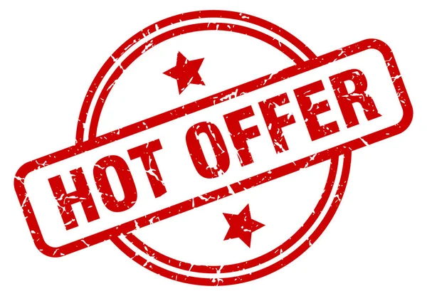 Hot offer — Stock Vector
