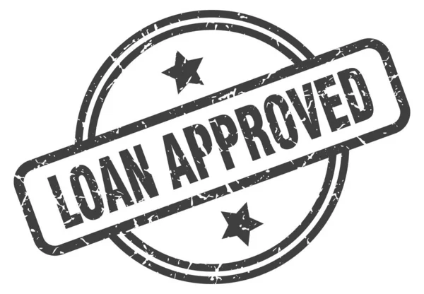 Kredi onaylanmış damgası — Stok Vektör