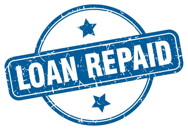 Loan repaid — Stock Vector