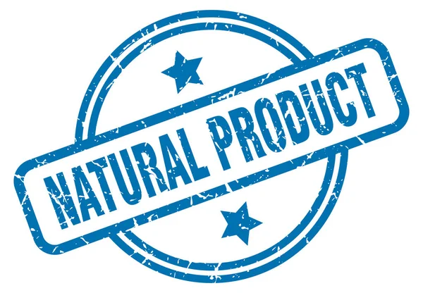 Cap produk alami grunge - Stok Vektor