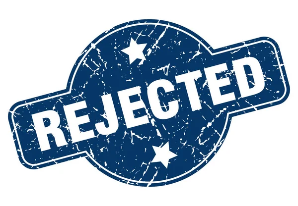 Rejected sign — Stock Vector