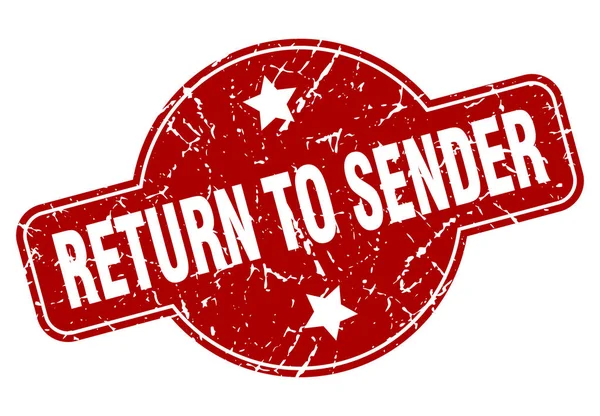 Return to sender — Stock Vector