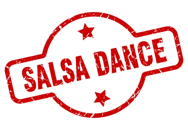 Timbre danse salsa — Image vectorielle