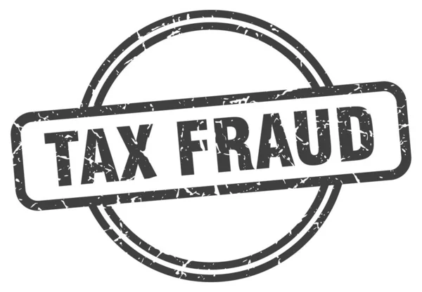 Tax fraud — Stock Vector