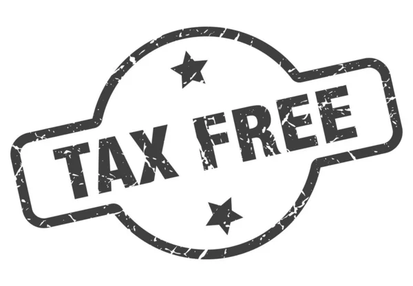 Signo libre de impuestos — Vector de stock