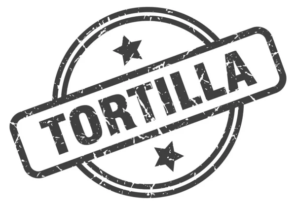 Tortilla stamp — Stock Vector