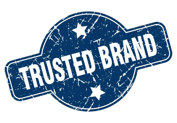 Доверенный знак бренда — стоковый вектор