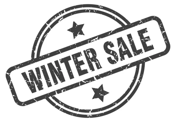 Winter verkoop stempel — Stockvector
