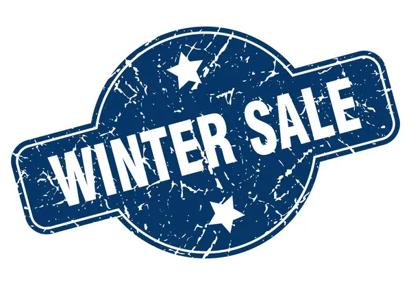 Vinter försäljning tecken — Stock vektor